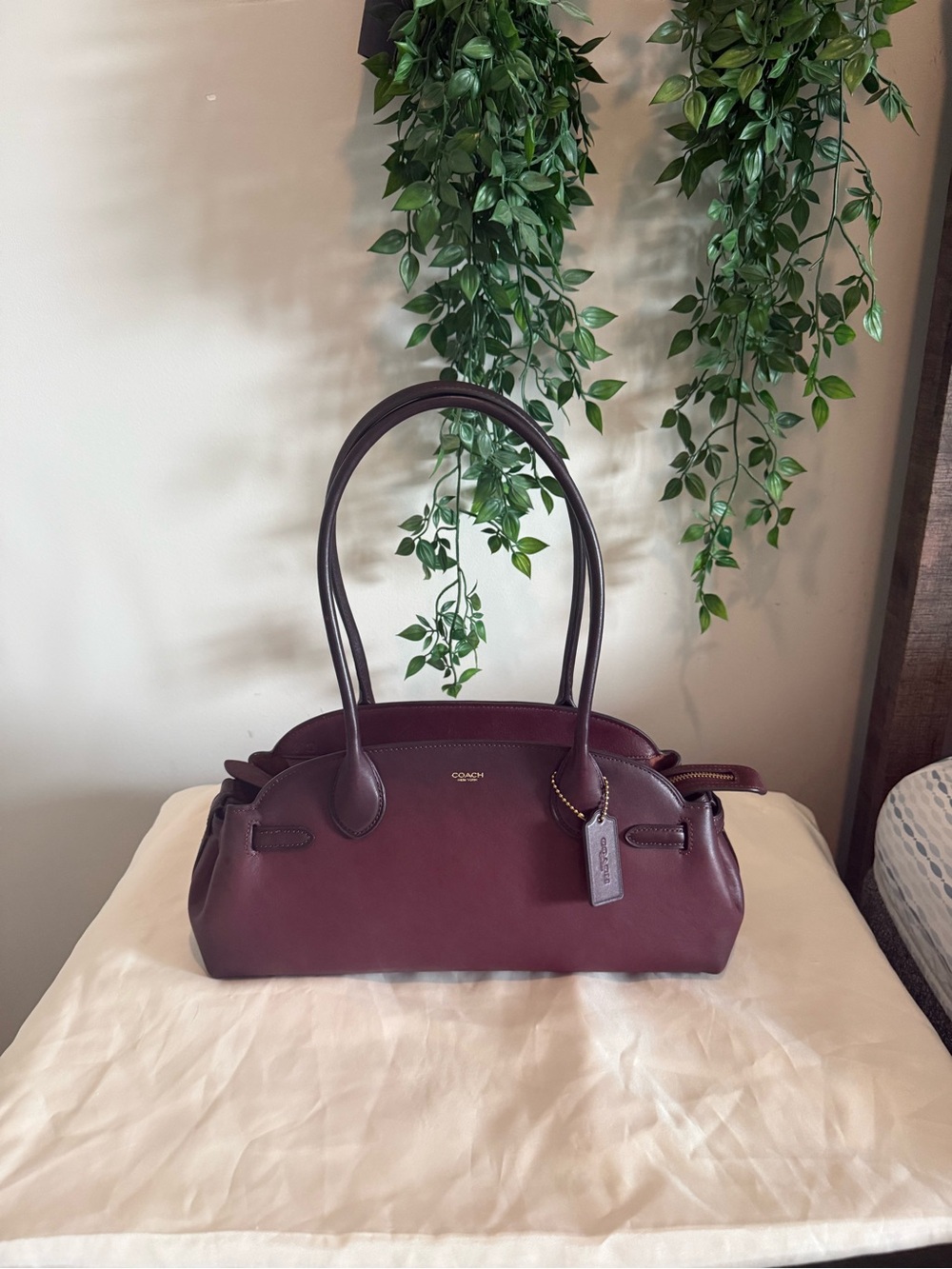 Coach Empire Carryall 34 in Merlot